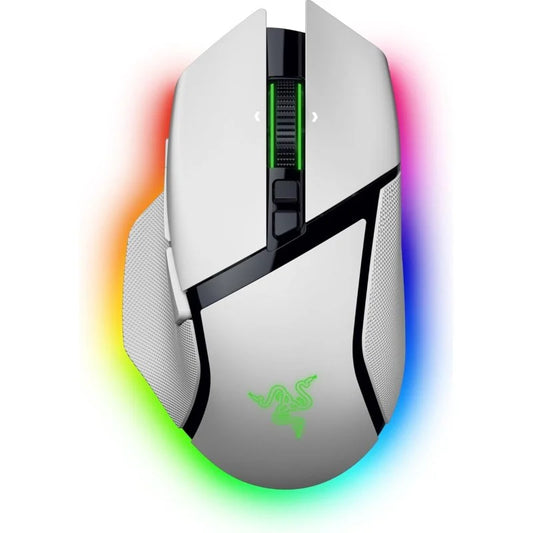 Razer Basilisk V3 Pro 35K Ratón Gaming Óptico Inalámbrico RGB 35000 DPI Blanco - MovilMania S.L